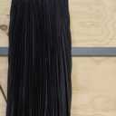 Petal & Pup Women's Naira Pleated Maxi Dress (6, Black)