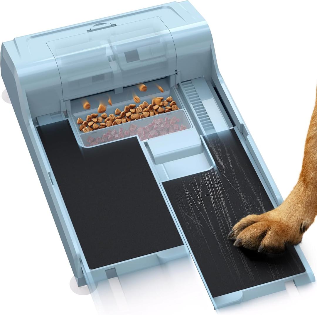 Dog Nail File Toy with 2 Dog Treat Puzzle, Interactive Dog Enrichment Toys for IQ Training, Dog Scratch Pad for Nails, Slow Feeder and 2 Level in 1 Dog Puzzle,Double Anti-Slip