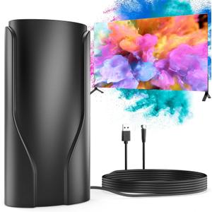 TV Antenna, Digital Indoor HD Antennas, Outdoor Antenna with Hooks Digital Antenna for Smart tv Indoor/Outdoor Antenna Supports 4K 8K 1080p