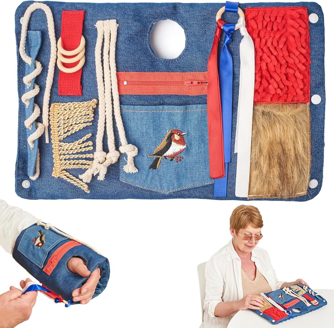 Fidget Wrist | Activities for Dementia | Dementia Products for Elderly | Anxiety Sleeve | Gifts and Activities for Seniors with Alzheimers or Dementia