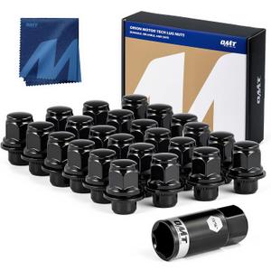 Orion Motor Tech M12x1.5 Lug Nuts, 12x1.5mm Mag Wheel Lug Nuts Compatible with Toyota Camry RAV4 Highlander Corolla Tacoma 4Runner Prius Sienna, Set of 24