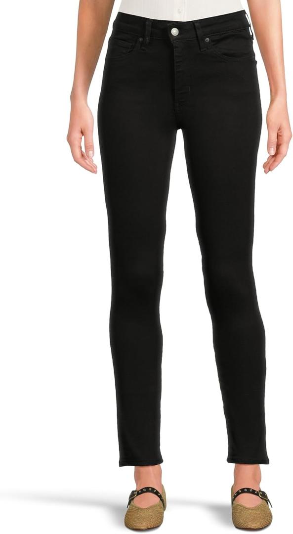 Levi's Women's 721 High Rise Skinny Jean, Soft Black, 24 (US 00) S