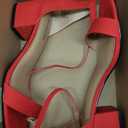 Amazon Essentials Women's Two Strap Ankle Strap Block Heel Sandal, Size 10.5