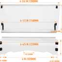 KUAFU Clear Windshield Compatible with Massimo Buck 200 2018, 400 2018-2020 Front Heavy Duty Folding 2-IN-1Windshield Windscreen