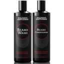 Polished Gentleman Beard Wash and Conditioner Set - Softens and Strengthens - Beard Shampoo with Growth Oil - Moisturizer & Beard Thickener - Tea Tree Unscented - Paraben-Free & Sulfate-Free (16oz) (16 Fl Oz (Pack of 2))