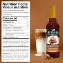 Syruvia Coffee Syrup, Brown Sugar Cinnamon Flavored Syrup for Drinks, Lattes, and Desserts – 25.4 fl oz - with Pump (EXP 12/31/26)