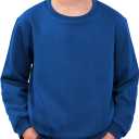 Boys Fall Casual Geometric Texture Sweatshirts Sports Crew Neck Pullover 5-14 Years (M)