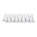 6 x Dr. Brown's 8 Pack Natural Flow Level 3 Standard Nipple