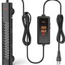 hygger 500w Aquarium Heater, Submersible Fish Tank Heater with Digital LED Controller and Intelligent Leaving Water Automatically Stop Heating System,for 75-130 Gallon Tanks