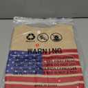 Women American Flag Cap Sleeve Knit Sweater Vest Summer Crew Neck Sleeveless Top Casual Vacation Pullover Tank Top (Medium)