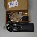 Solid Brass Combination Lock Set Kit with Keys Outdoor Solid Brass Keyed Picking Waterproof Lock Kit with Keys Pick for Shed, Gate, School Gym Locker, Fence, Toolbox, Hasp Storage KSV3968