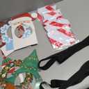 Hollowfly 12 Pcs Christmas Party Games for Adults Family Candy Cane Tail Christmas Games for Family Party Holiday Winter Activities Fun Xmas Trivia Game for Xmas Parties Supplies