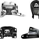 Yllhaoyuan Set of 4 Motor Mounts for Mazda 3 2.0L Automatic (2010-2013) - Replaces A4405, A4420, A4418 - Fixes Vibration - Not for 3i/GS-Sky/Manual