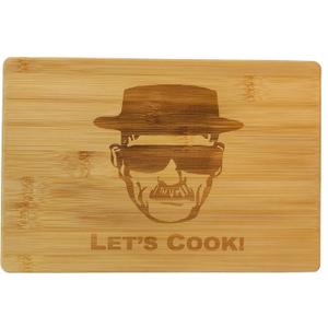 Engraved Bamboo Wood Cutting Board Funny Gift for Fathers Day Birthday Christmas One Size