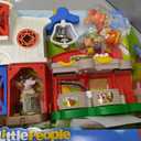 Fisher-Price Little People Caring for Animals Farm Electronic Interactive playset with Smart Stages Learning Songs for Toddlers Ages 1 and up 