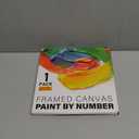 Yezavesu Framed Paint by Numbers Kit for Adults Beginner & Kids Ages 8-12, Book Paint by Numbers Without Easel, DIY Number Painting for Adults Flowers for Home Wall Decor Gift 10x 10 inch (YOP0216)