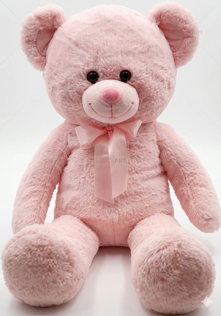 Holiday Home Jumbo Bear Plush - Pink