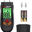 Wood Moisture Meter, with battery and LCD display, suitable for quick determination of moisture content of many types of logs, paper, plywood, plaster walls, floor coverings, etc.