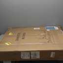 Set of 2 Folding Table 6 FT Lightweight Camping Table Portable Plastic Rectangular Outdoor Dining Table Steel Legs Fold-in-Half with Carrying Handle for Indoor,Picnic,Party,Wedding,Events(White)