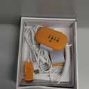 Bed Wetting Alarm for Kids, USB Rechargeable, Pee Alarms with Loud Sound & Strong Vibration, Potty Training for Children, Orange