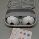 Momcozy M5 Smart APP Controlled Wearable Breast Pump, Hands-Free Wireless Electric Pump, 3 Modes 9 Suction Levels, BPA-Free, Portable Lightweight, 24mm Flange, 2-Pack Cozy Red