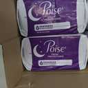 Poise Overnight Incontinence & Postpartum Pads for Bladder Leaks, 8 Drop Extra Coverage, 96 Count