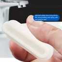 6 x 4 Pcs Rubber Sink Hole Cover, Oval Overflow Cover for Kitchen & Bathroom Basins, Reusable