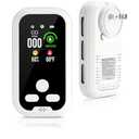 Smoke and Carbon Monoxide Detectors Plug in Wall, 4-in-1 CO Detector Smoke Alarm Humidity & Temp Meter, Portable Carbon Monoxide Alarm HD Screen, CO Monitor for Home Travel Hotel Camping RV (White)