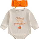 Twopumpkin My First Hanukkah Baby Girl Boy Outfit Newborn Toddler chanukah Onesie Bubble Romopr Cute Infant Clothes (6-12 Months)
