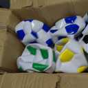 WILLBOND 36 Pcs Traditional Soccer Balls Bulk Size 4 Soccer Ball for Indoor Outdoor Game Practice Training Sport Gift for Adults Players