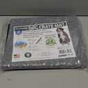 Drymate Dog Crate Mat Liner, Absorbs Urine, Waterproof, Non-Slip, Washable Puppy Pee Pad for Kennel Training - Use Under Pet Cage to Protect Floors, Thin Cut to Fit Design (USA Made) (LGrey)(29"x48")