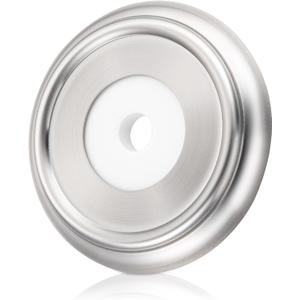 Enhon Metal Tub Spout Cover Ring, Bathroom Faucet Remodeling Wall Plate with Foam Gasket, 1-1/2 Inch ID and 3-5/8 Inch OD(Brushed Nickel)