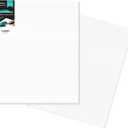 Canvas Boards 2-Pack 16"x20"  Flat Canvas Panels, Primed Polyester-Cotton Blank Canvas Set for Painting, Acrylic, Oil, Gouache & Tempera, Art Supplies for Students, Beginners & Home Studio