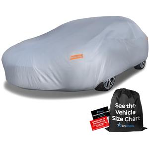 EzyShade 10-Layer Waterproof Sports Car Cover. See Vehicle Size-Chart for Accurate Fit. All Weather Full Outdoor Covers. Corvette Mustang Trans Am Classic Cars Sun Snow Rain. Size C4 (See SizeChart)