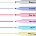 5 x Highlighters Assorted Colors, 6 Pack Tank Style Highlighters, Chisel Tip, No Bleed Bible Highlighter Markers for Teacher Students, Classroom Must Have, School Supplies