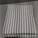 Extra Deep Twin XL Sheet Set - 4 Piece Breathable & Cooling Sheets - Hotel Luxury Bedding Set 18-24 Inch Extra Deep Pockets - Easy Fit, Super Soft, Wrinkle Free & Comfy - Grey Stripes, Twin XL Size
