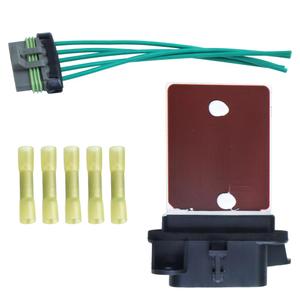 HVAC Blower Motor Resistor Kit AC Blower Control Module with 13 AWG Connector Wire Harness Compatible with Chevy Sonic 2012-2021 Spark 2013-2015 Trax 2015-2022 Replaces 95018066 94560526