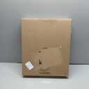 Mayfair Padded Toilet Seat with Chrome Hinges, Soft Vinyl over Wood Core Seat, Made in USA, Round, White (Elongated)