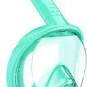 Kids Snorkel Mask Full Face, Snorkeling Gear for Kids with Camera Mount, 180 Degree Panoramic View Snorkeling Set Anti-Fog Anti-Leak