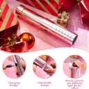 Civaner 2 Pcs Upgrade Bottle Service Lights LED Strobe Baton Bottle Girl Lights Rechargeable Handheld Flashing Club Signs for Birthday Wedding Party (Silver,White Light)