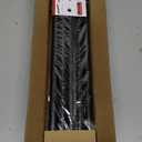 Curtain Rods 2 Pack 5/8 inch Black Curtain Rods for Windows 30 to 45 Inch with Brackets Easy to Install for Bedroom Living room Kitchen30", 45"