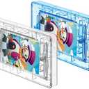 HyDren 1-Piece Plastic Maze Puzzle Card Holder, Transparent & Blue, Money Maze Box for Cash, Interesting Game for Teens, Birthdays Party Favors