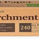 Unbleached Parchment Paper for Baking, 12 in x 240 ft, 240 Sq.ft, Baking Paper, Non-Stick Parchment Paper Roll for Baking, Cooking, Grilling, Air Fryer and Steaming