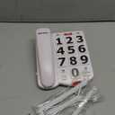 Landline Phones for Seniors, Adjustability Features, One-Touch Dialling,Big Button Phone for Seniors, Hard of Hearing Retro Telephone Corded Phones, with Handsfree Function (EX-LD-265)