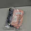 Blooming Jelly Women One Piece Swim Dress Tummy Control Swimsuits Slimming Mesh Sheer Sarong Wraps Bathing Suit (Medium, Light Pink/Black)