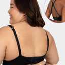 A Fresh Collection Confidence Boost Seamless Push Up Bra 2 Pack (Beige, L)