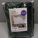 MIULEE Velvet Curtains 84 inches - Luxury Blackout Curtains for Bedroom Living Room Thermal Insulated Super Soft Window Drapes Back Tab, Christmas Hunter Green Forest Green W52 x L84 inches, 2 Panels