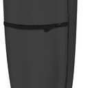 ULTCOVER Patio Parasol 600D Waterproof Outdoor Market Extra Large Umbrella Cover - Fits Double-Sided Umbrella 13-15 Feet, Black