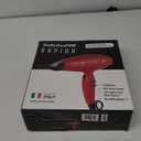BaBylissPRO Nano Titanium Italian Rapido Hair Dryer - Professional, Lightweight 2000 Watt Blow Dryer (Red)