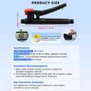 1 Pcs Pump Action Pressure Sprayer, Backpack Sprayer Parts Trigger Sprayer Handle Garden Trigger Gun Sprayer Handle Pump Sprayer Wand Replacement